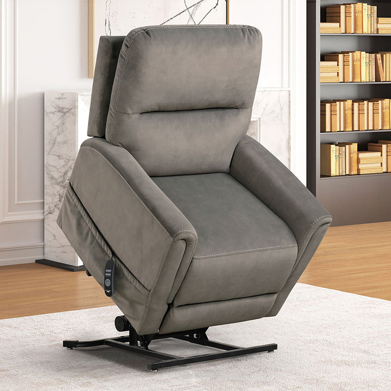 33" W Contemporary Lift Chair, Gray