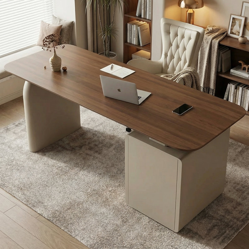 Bureau de direction 63 po Modern, H 29,53 po x l 62,99 po x P 27,56 po