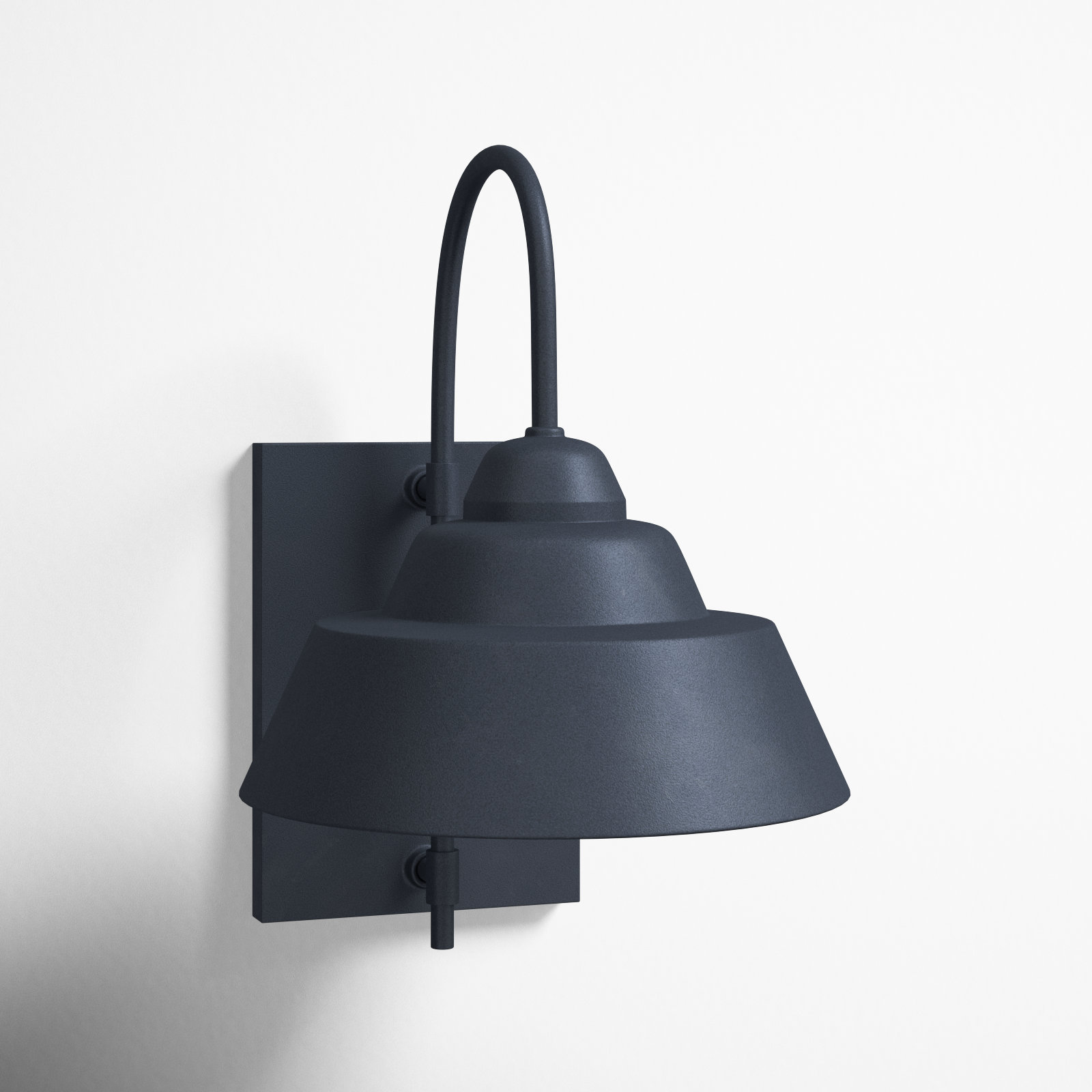 Dion Outdoor Barn Light, 15" H x 13" W x 10.75" D