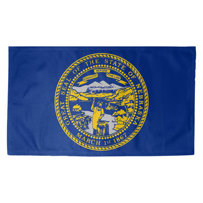 Tapis de porte d’intérieur à drapeau nebraska Fawcett