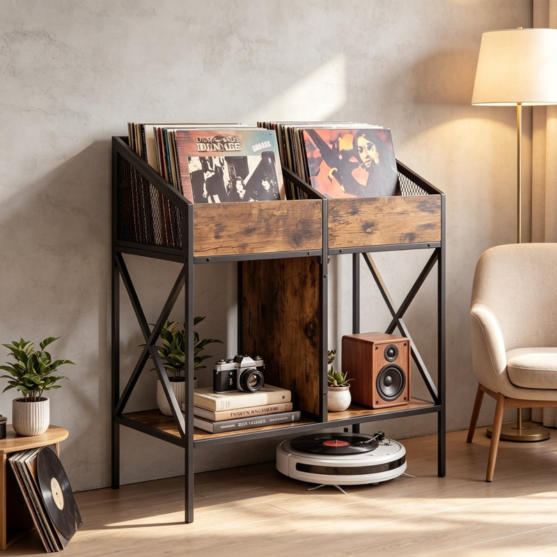 80.5cm H Media Shelves