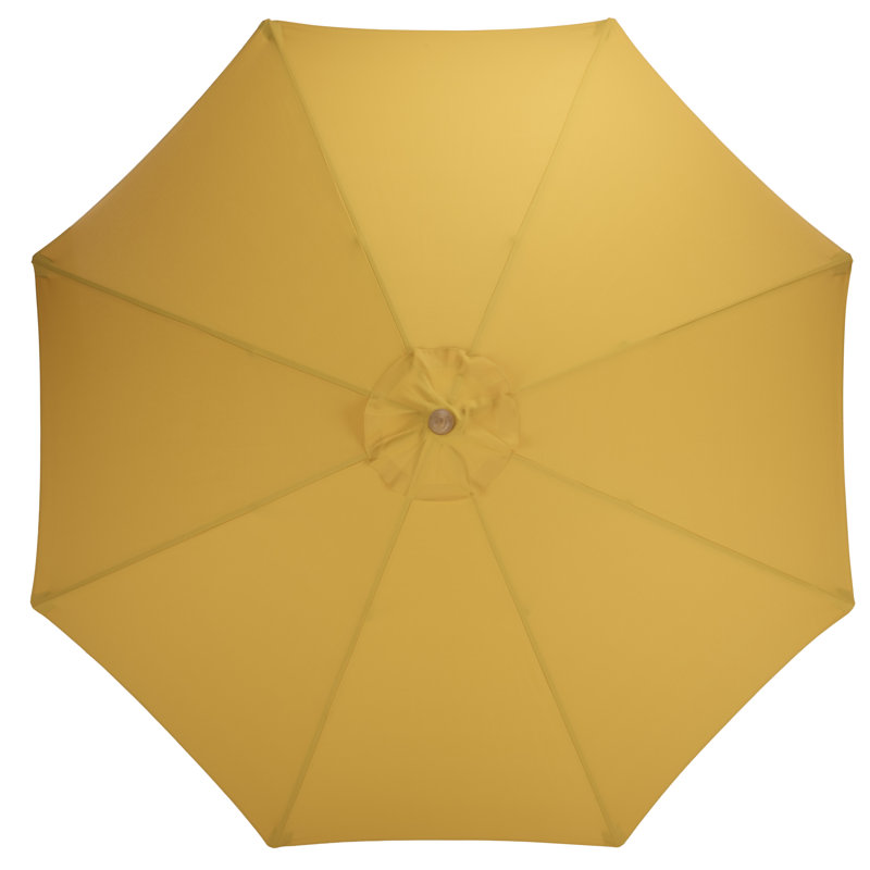 Parasol en bois Jesolo de 2,74 m, Vert foncé