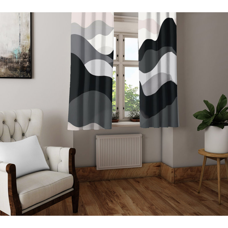 Clarksville Semi Sheer Curtain Pair, 20" W x 82" L