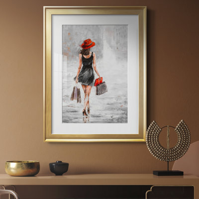 City City I par Jolanta Kowalik - reproduction d'art sur papier encadrée