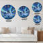 Aurora Borealis Reflection on The Water - Horloge murale traditionnelle-59913076