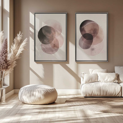 Ensemble de 2 roses ombrées
