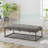 Upholstered Metal Ottoman Bench with Plush Cushioning and Brushed Gold Frame, Perfect for Modern and Classic Interiors.-823744009