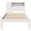 Bookcase Bed Without Mattress Solid Wood Pine-630190630-630190631
