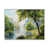 Toile avec cadre flottant blanc