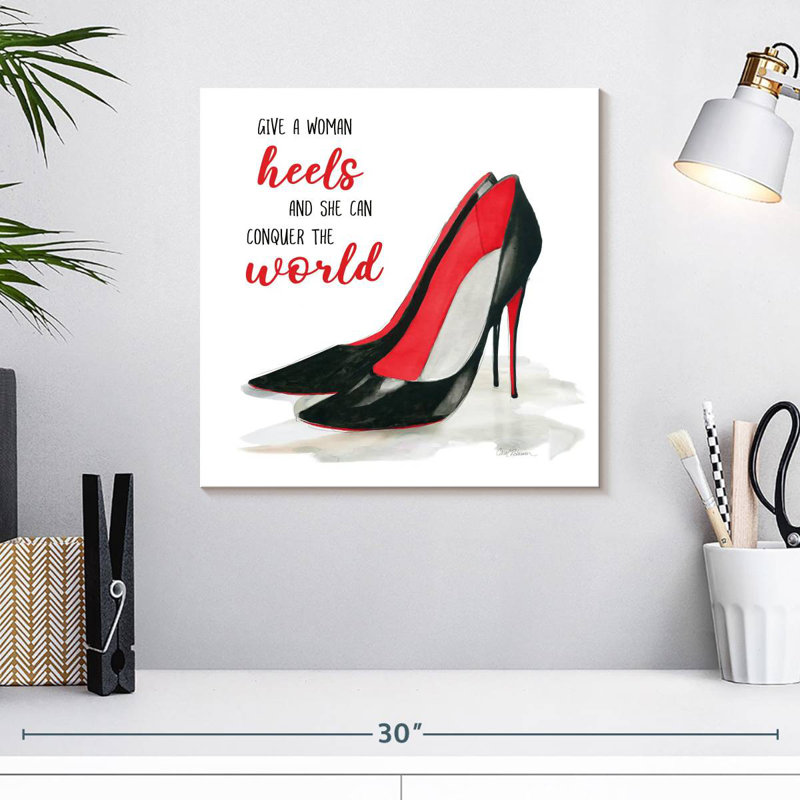 Tergel Conquer Heels, 16" H x 16" W
