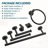 Topcraft Wall Mounted Stainless Steel Bathroom Accessory Set Of 9