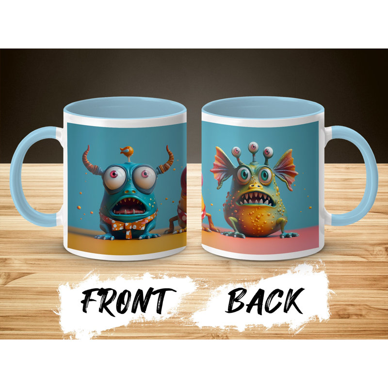 Ceramic Coffee Mug, Light Blue