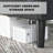 Sietje Bed with Button Tufted Upholstered Headboard, Strong Wooden Slats Queen Size Platform Bed Frame, No Box Spring Needed, Easy Assembly, Dark Gray-2038162440-2044565493