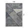Tapis contemporain délavé à motif géométrique