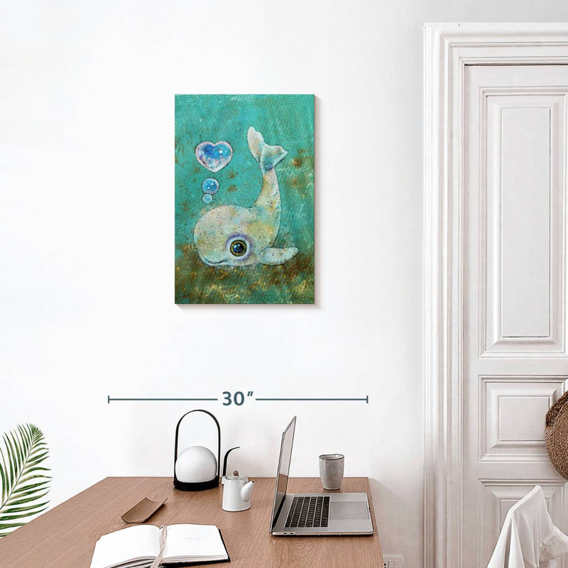 Brampt Baby Whale, 24" H x 16" W