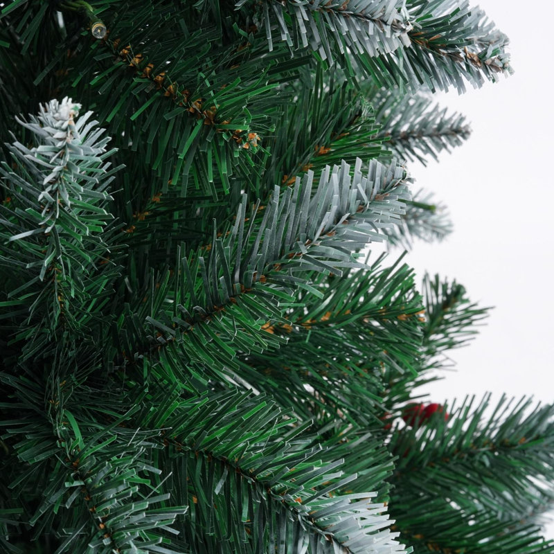 6ft Lighted Artificial Spruce Christmas Tree