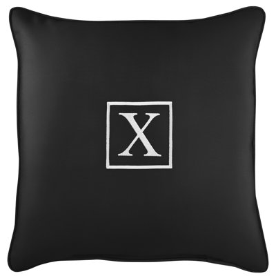 Kettil Embroidered Sunbrella® Outdoor Throw Pillow