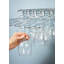 Wall Mounted Wine Glass Rack in Chrome