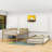 Queen Over Queen Wood Bunk Bed With Guardrails And Ladder-926396217