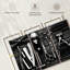 Outils monochromes pour les cheveux - Ensemble de 3 toiles tendues-1287126756