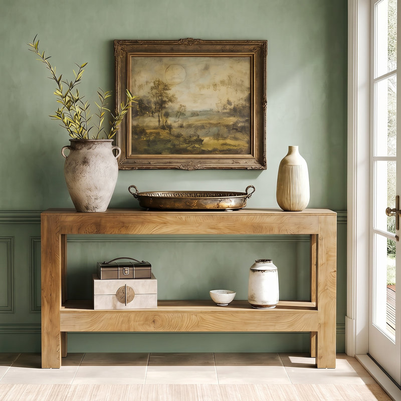 Table basse à 2 niveaux 62,99 po, Marron clair