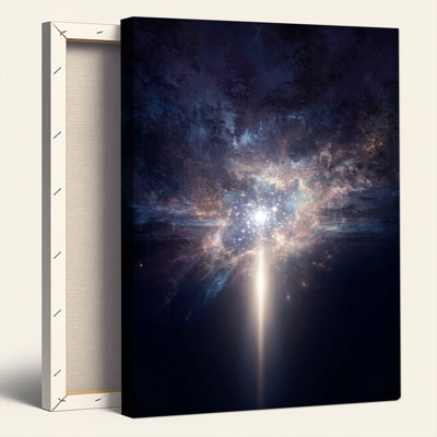Cosmic Light Canvas Wall Art Oil Painting Print Set Of 1