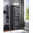 Gunmetal 1-Door Wardrobe With Container Lock-1372199384