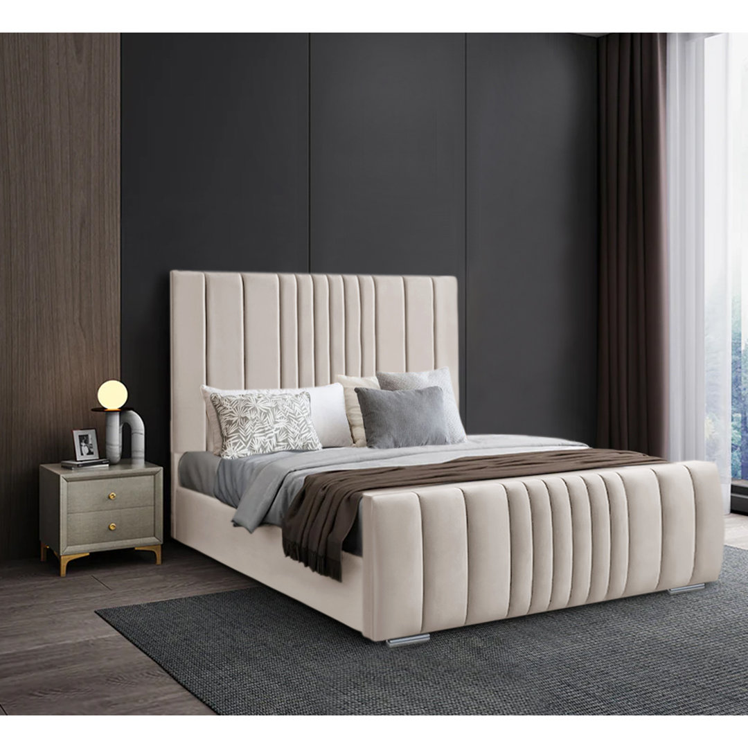 Akiyoshi Upholstered Panel Bed