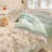Microfiber Floral Print Comforter Set-110354051
