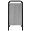 40 cm W Galvanised Steel Bedside Table-715373995
