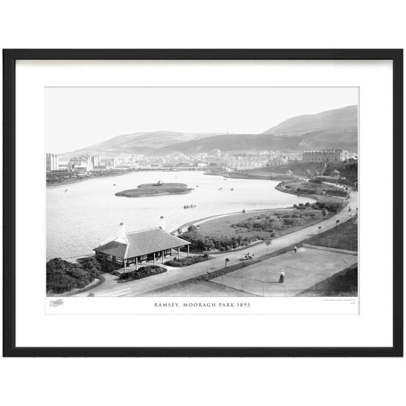 Ramsey, Mooragh Park 1895 by Francis Frith - Single Picture Frame Print, 60cm H x 80cm W x 2.3cm D