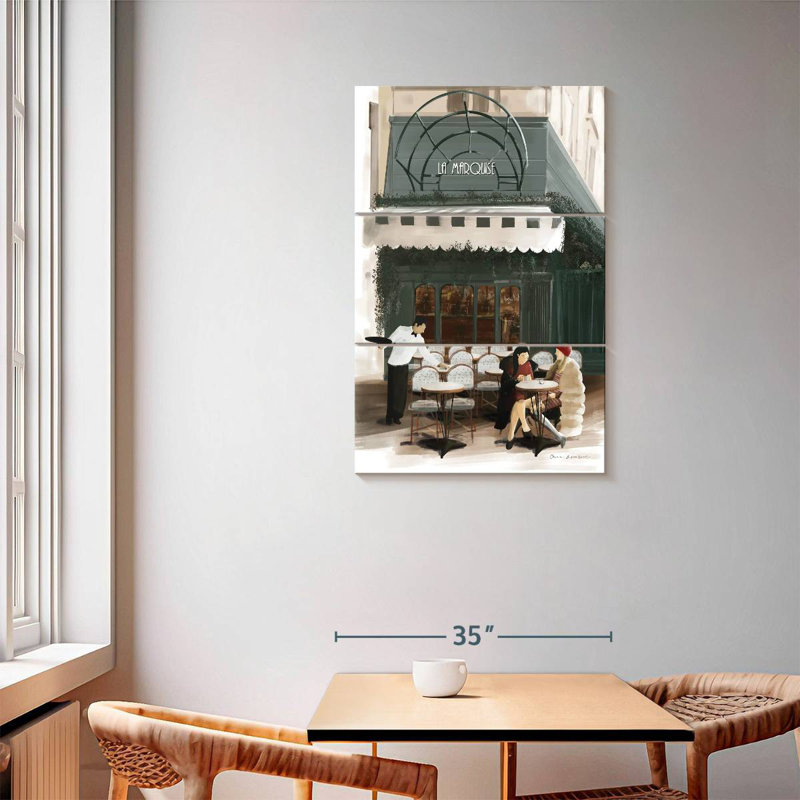 Lilie Paris Bistro, 57" H x 36" W