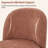 26" Swivel Upholstered Counter Stool With Solid Wood Frame-1355595998