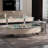 Light luxury oval marble coffee table-129678145-110567415