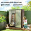 2.75 ft. W x 4.66 ft. D Metal Tongue & Groove Flat Garden Shed-961027704