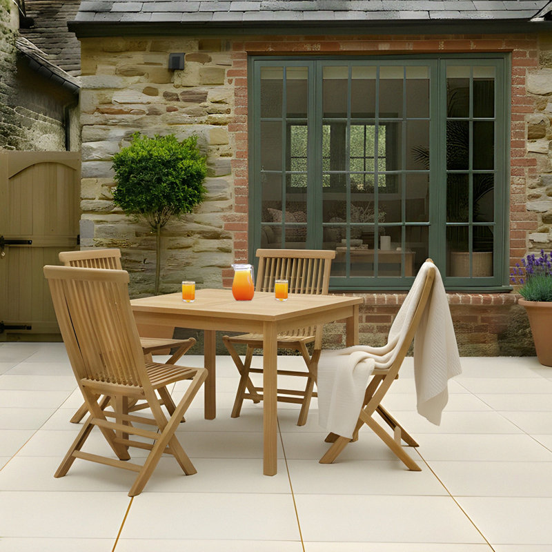 Square Teak Outdoor Dining Table , 100cm cm W 100cm cm D