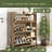 Space-saving Modern Mdf Shoe Cabinet, Rustic Style For Entryways