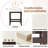 24 Inch Barstools Wood Kitchen Counter Height Bar Island Stools With Saddle Seats Backless Set Of 3 Grey And Brown Leg-108809553