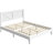 Multi-sized Wooden Bed Frame with Headboard, No Box Spring Needed-2140697813-2140697814