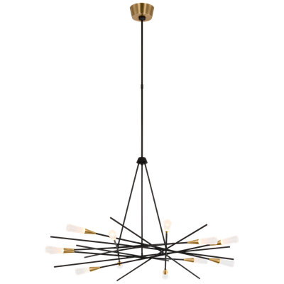 Stellar 12 - Light Metal LED Chandelier by Chapman & Myers