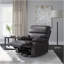 Fauteuil inclinable gris pivotant-1514988349