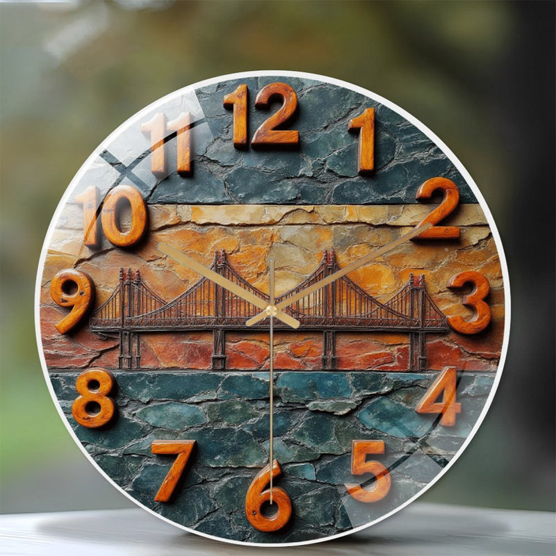 Horloge murale rétro 12 po