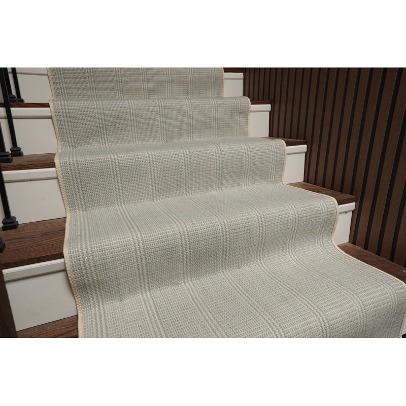 Tapis en laine fait à la main sur mesure, Tapis de couloir 2 pi 7 po x 31 pi