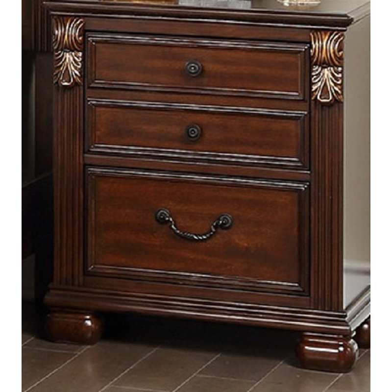 Table de chevet en bois