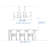 6 - Light Dimmable Geometric Chandelier-71052776