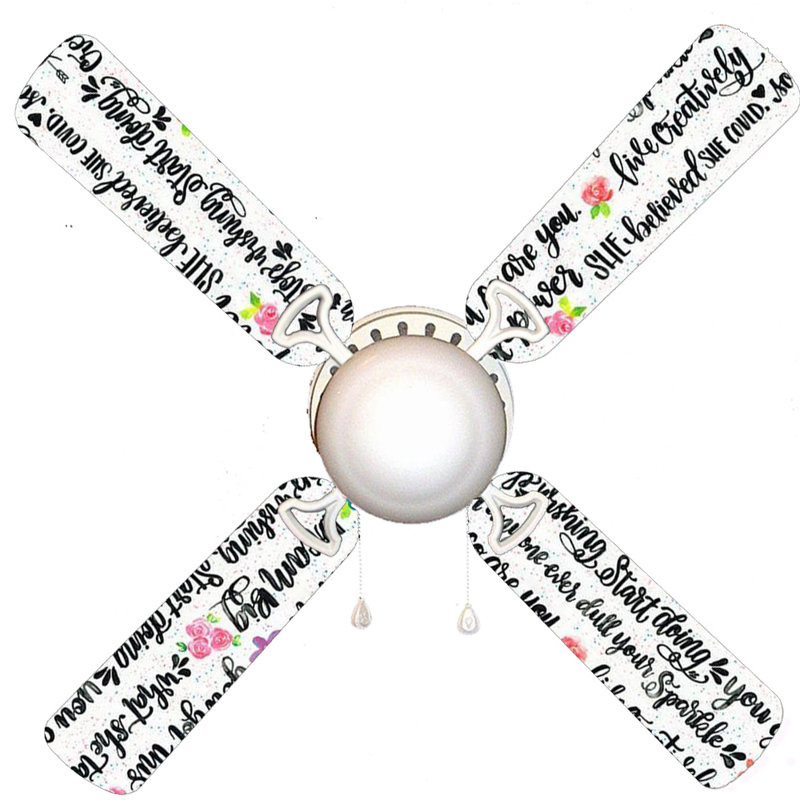 Ventilateur de plafond 4 pales 42 "