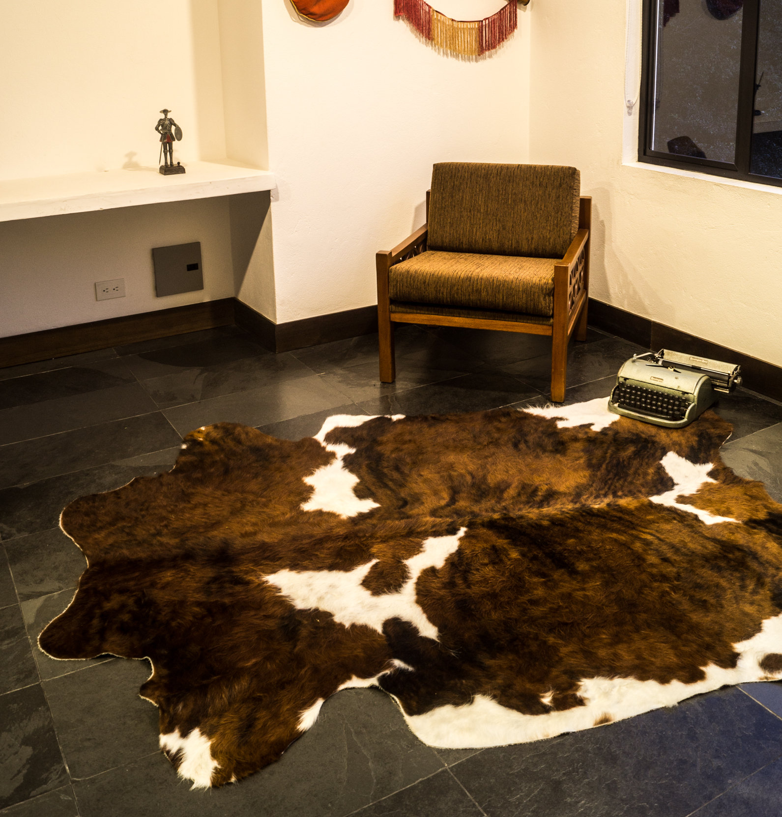 Union Rustic Hagedorn Natural Cowhide Brown & White Area Rug & Reviews ...