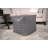 Faux Leather Suqare Pouf-813939913