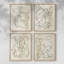 «Intraconnect I», 4 pièces sur papier-1371256018-1371256013