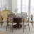 Solid Wood Dining Table Round Pedestal Kitchen Table-853627316-853627307